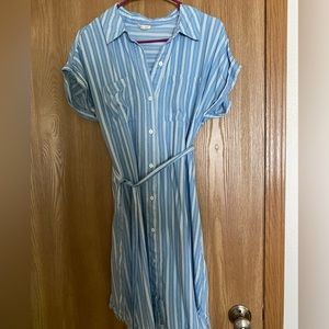 Ladies button up skirt dress